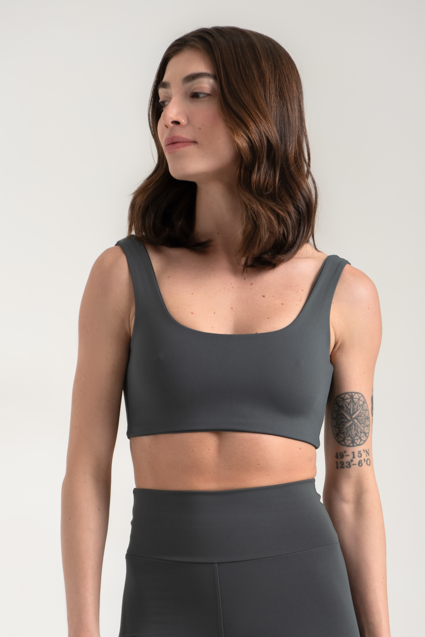 Top Canoa Cinza Iron