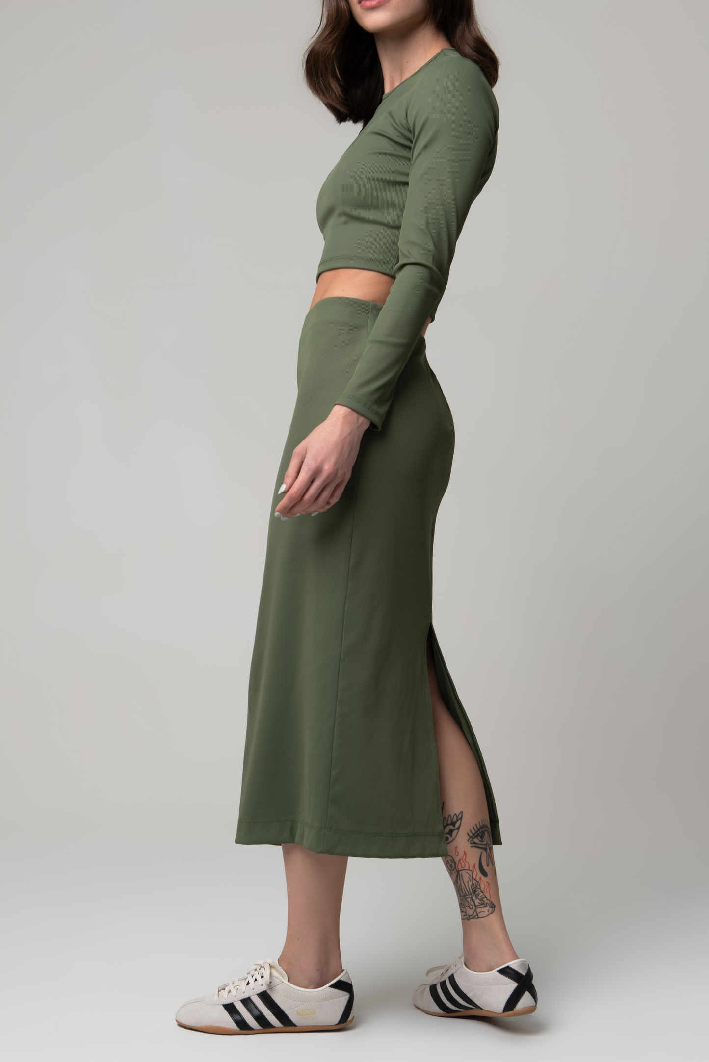 Saia Canelada Verde