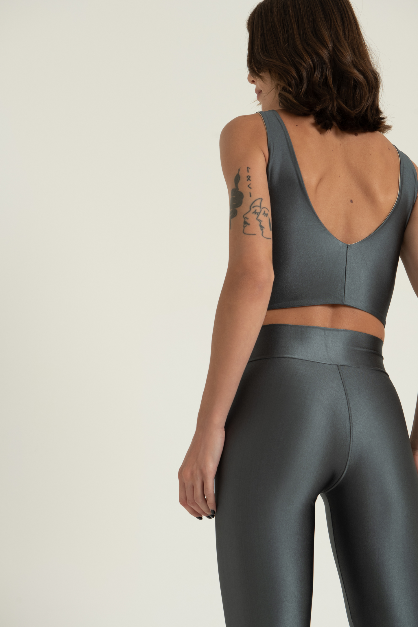 Legging Cinza Bossa *brilho