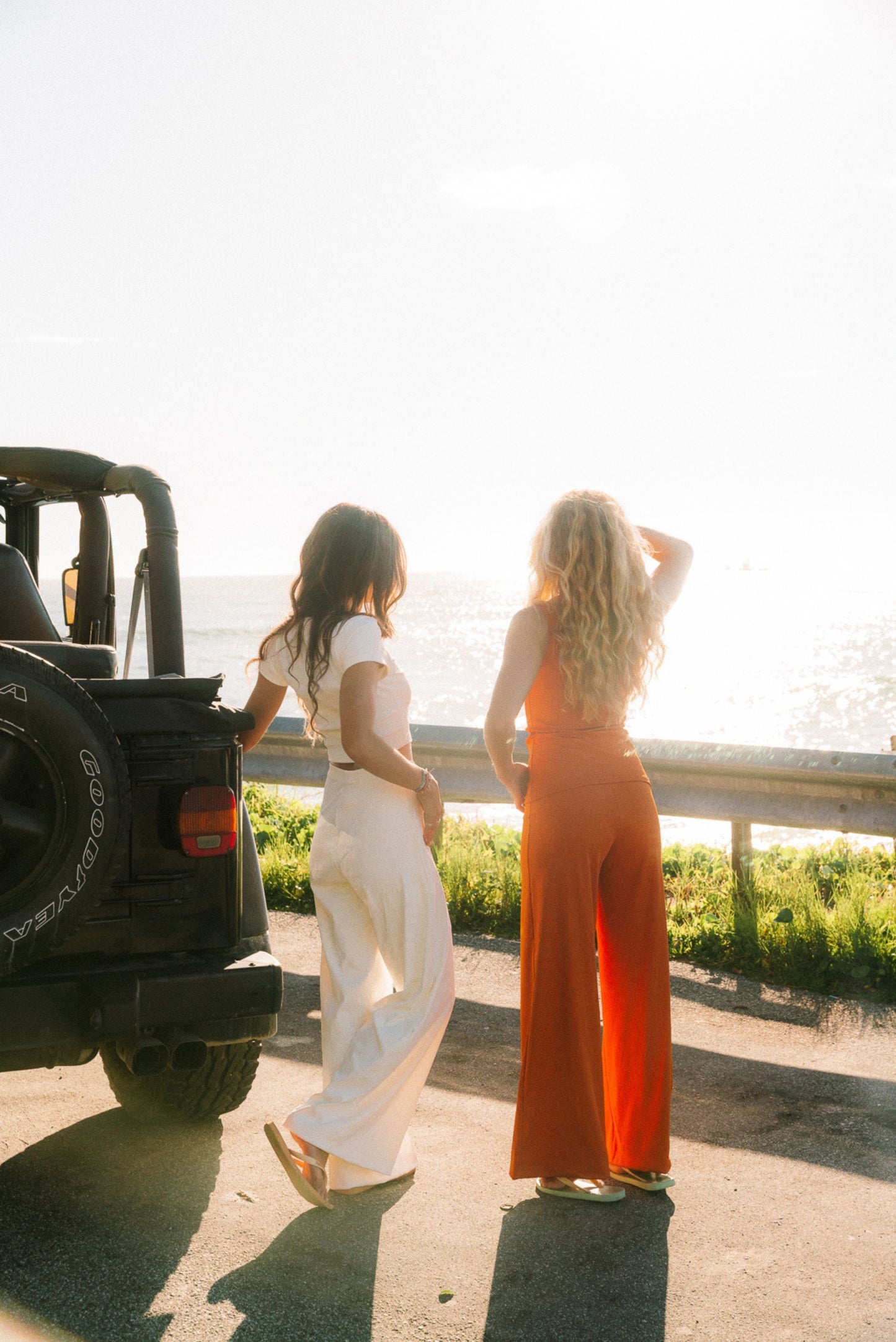 Calça Wide Leg Ocre