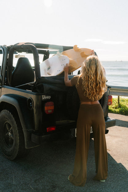 Calça Wide Leg Trufa