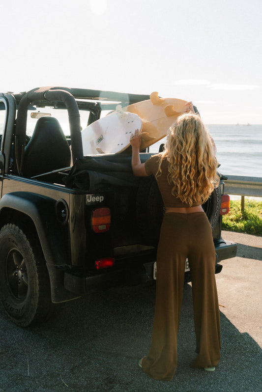 Calça Wide Leg Trufa