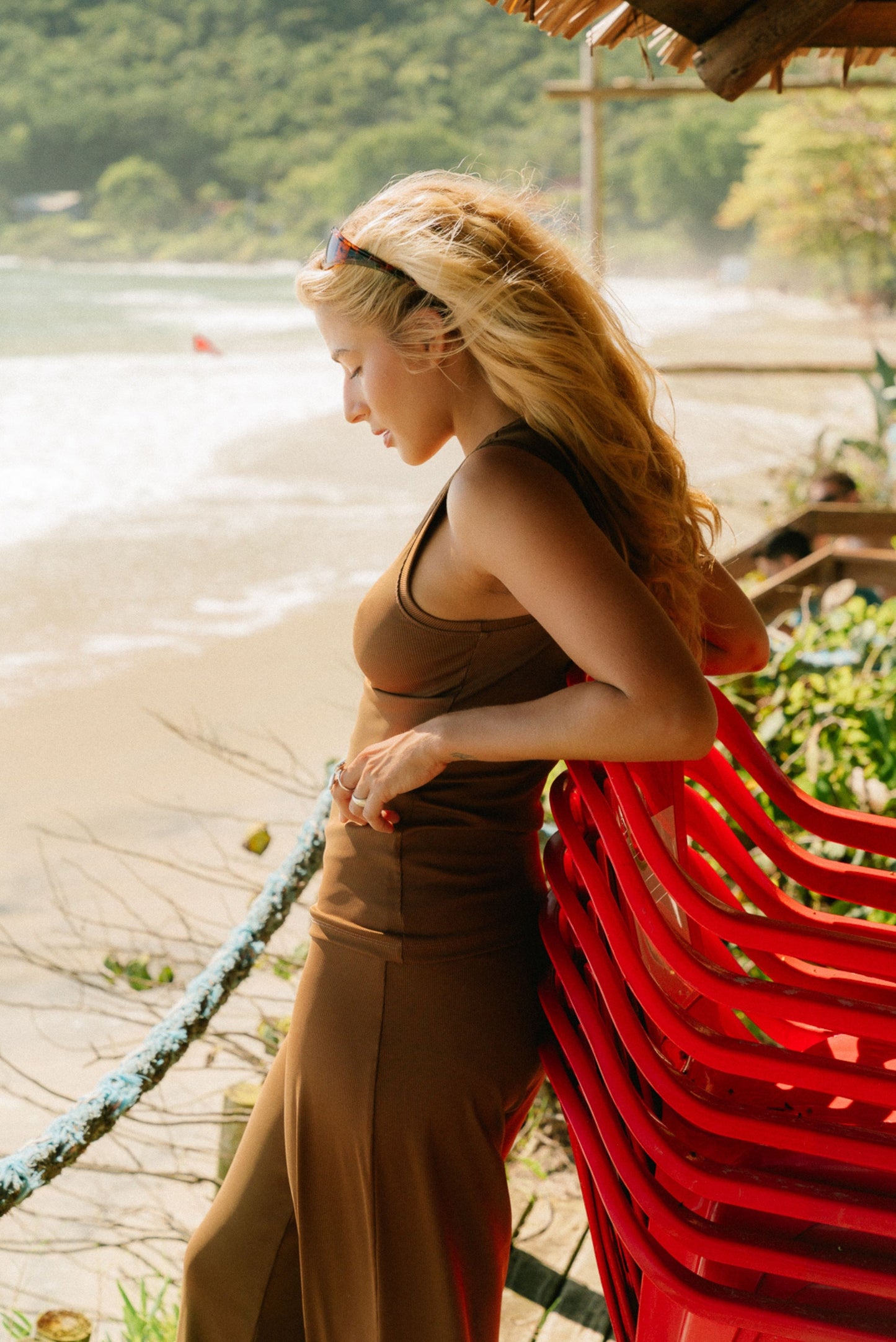 Calça Wide Leg Trufa