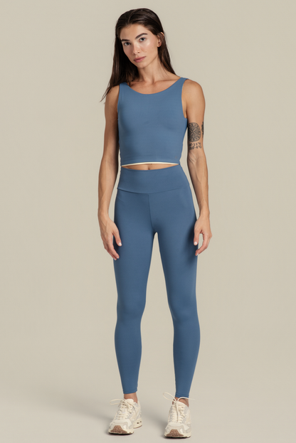 Legging Opaca na cor Azul Céu (foto 3)
