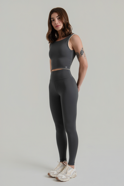 Legging Opaca na cor Cinza Iron (foto 5)