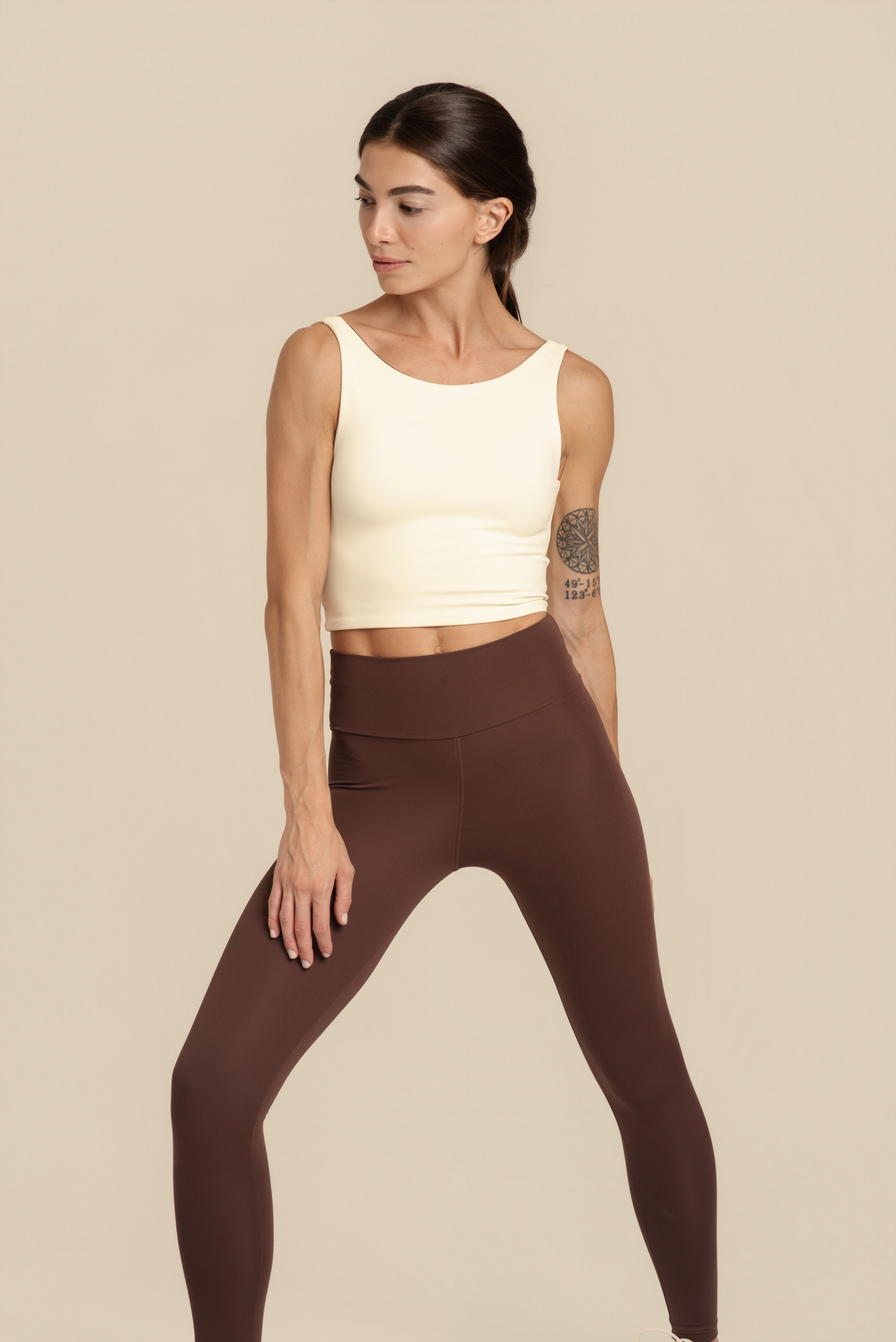 Legging Opaca na cor Espresso (foto 5)